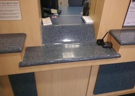 Bank Window Counter